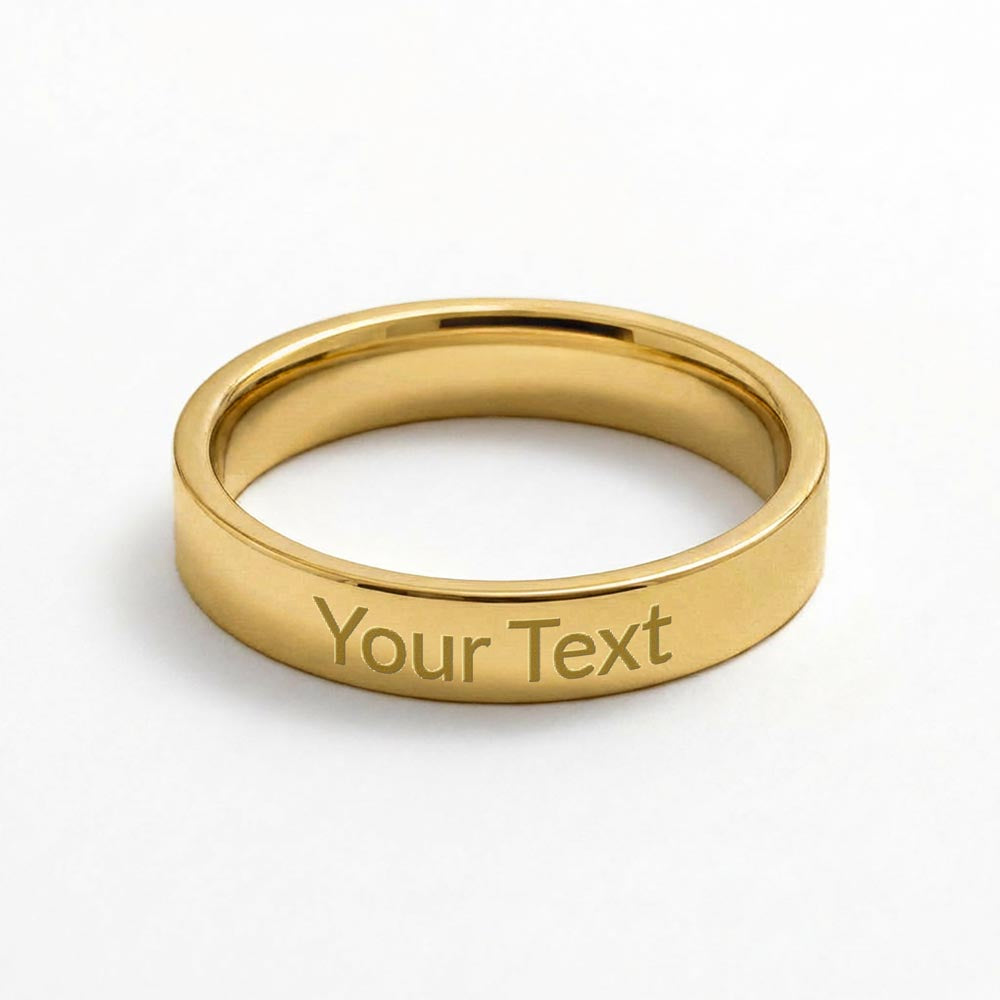 Engraved Women's Ring