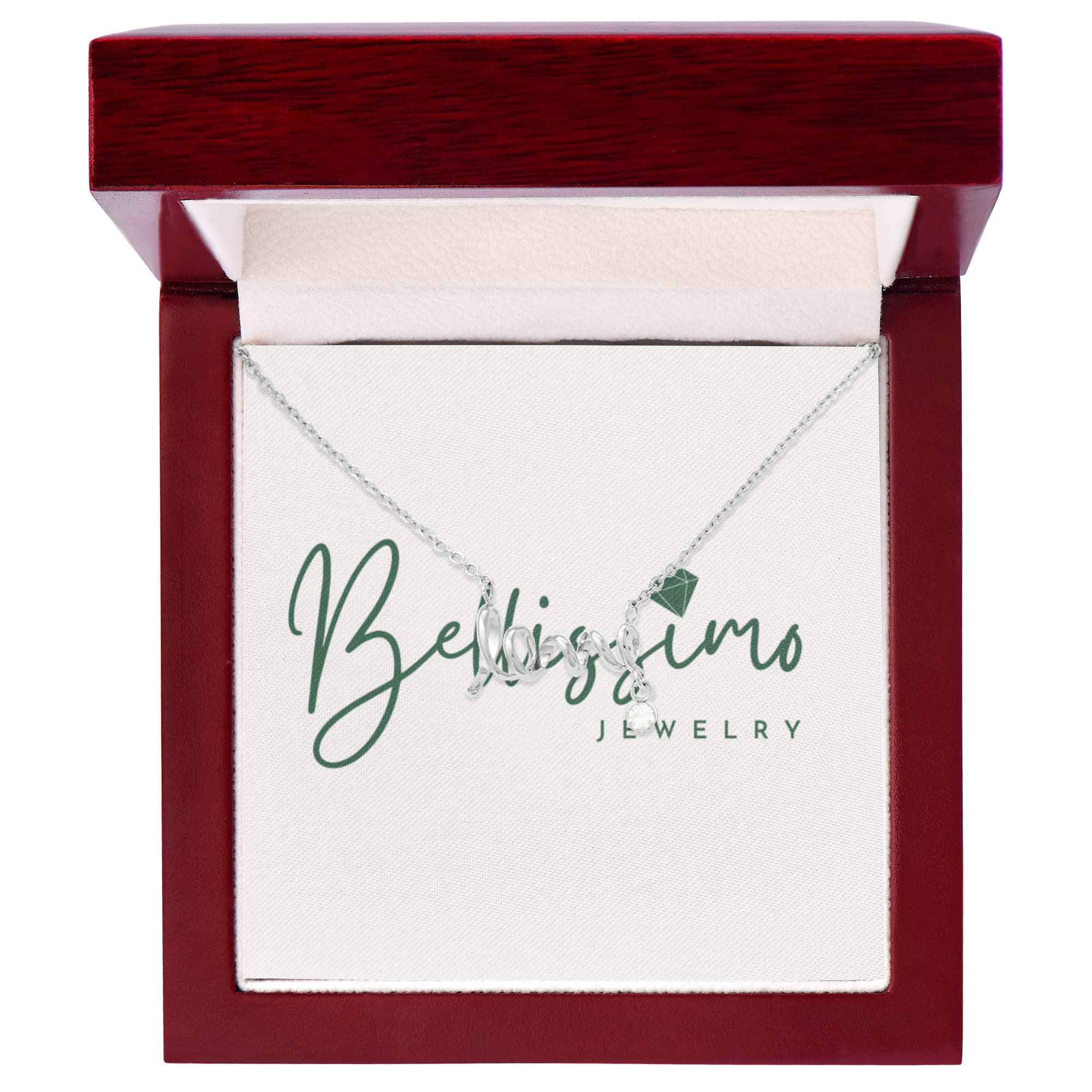 "Love" in a playful cursive font