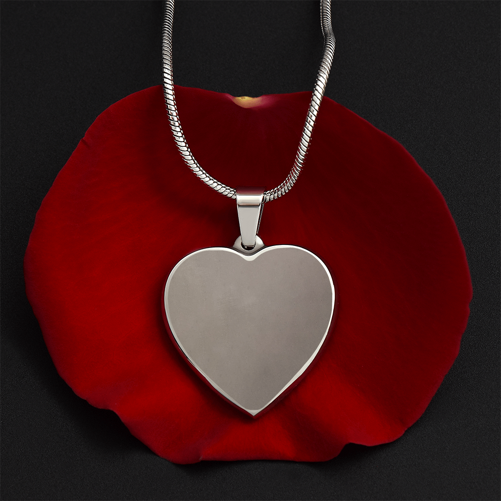 Engraved Heart Necklace