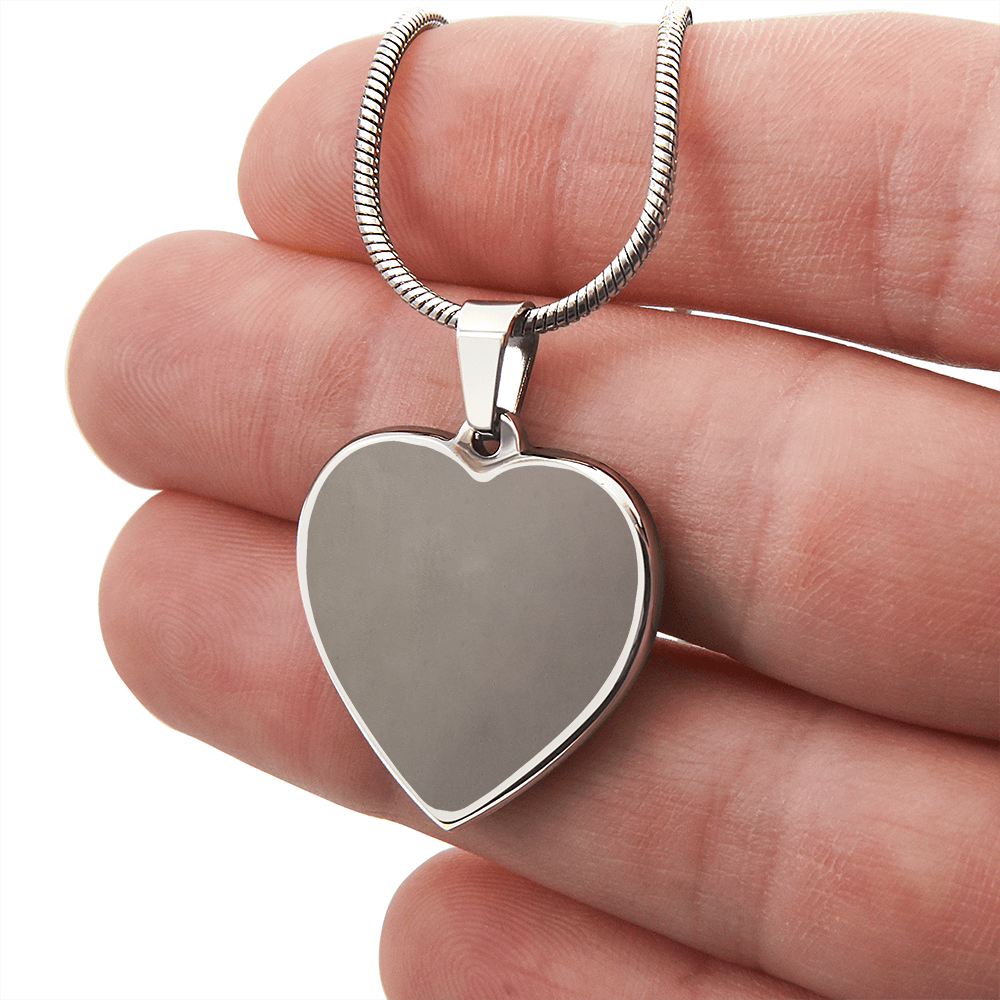 Engraved Heart Necklace