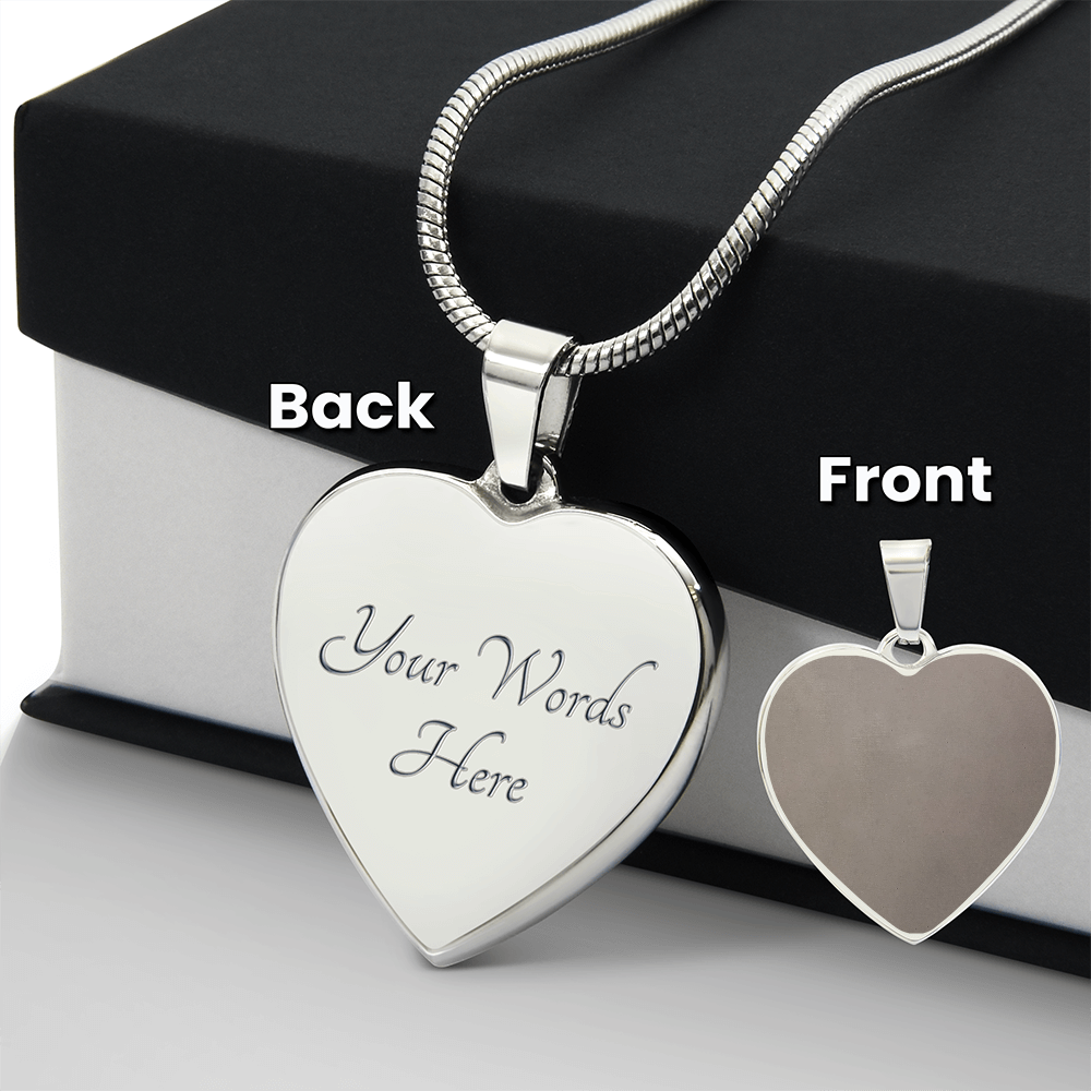 Engraved Heart Necklace
