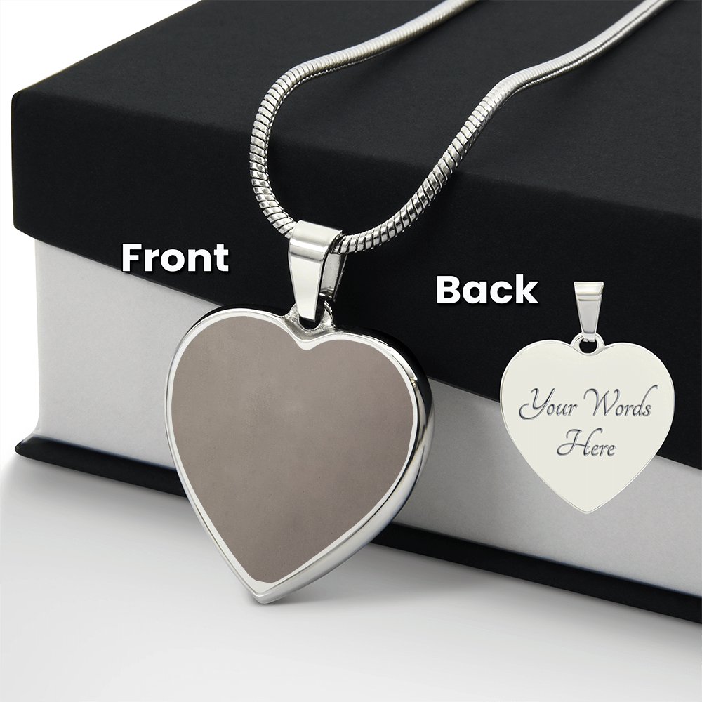 Engraved Heart Necklace