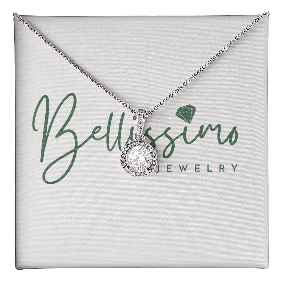 14k white gold finish over stainless steel