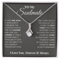 To my soulmate, in your eyes I have found my home