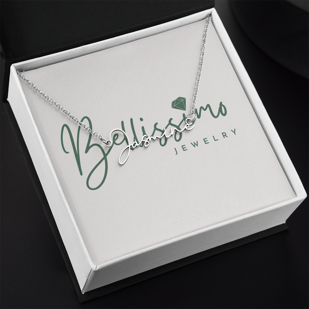 Signature Name Necklace (with MC)