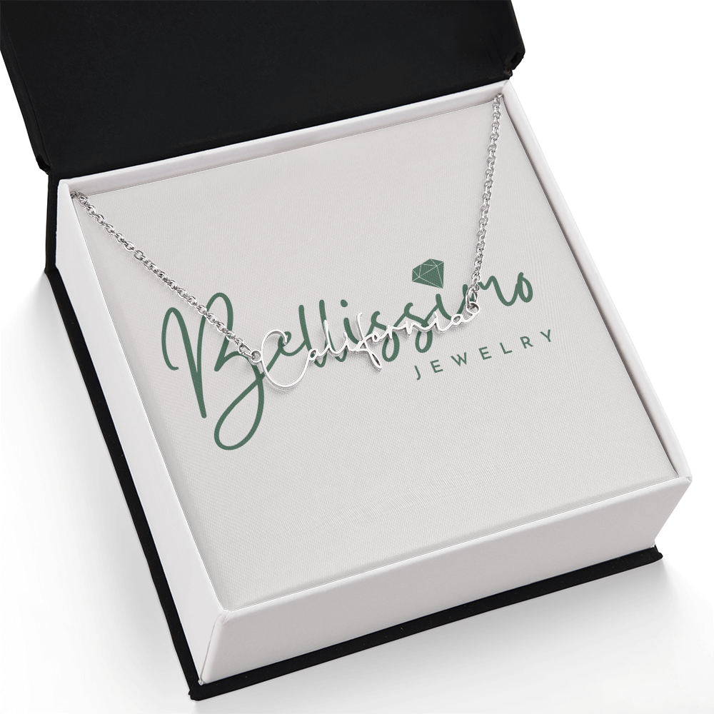 Signature Name Necklace (with MC)