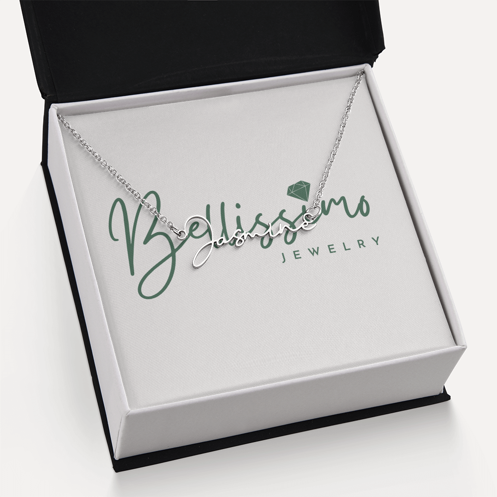 Signature Name Necklace (with MC)