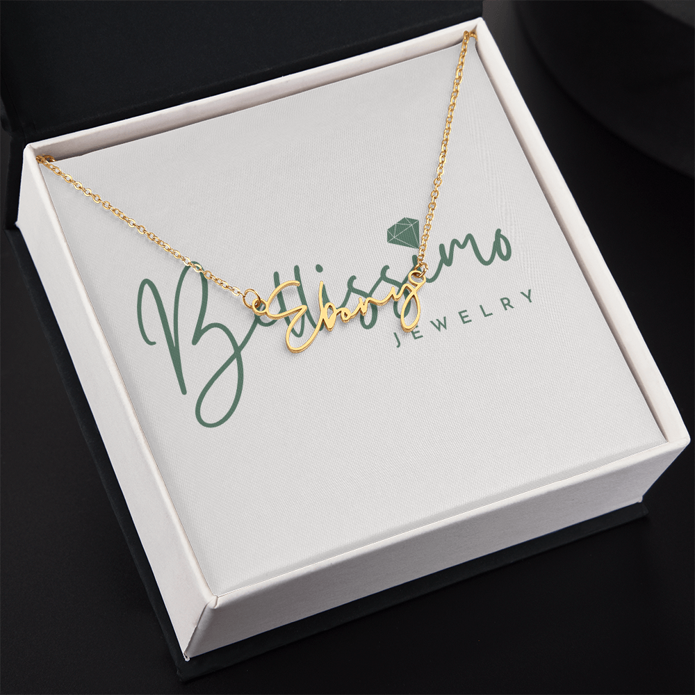 Signature Name Necklace (with MC)