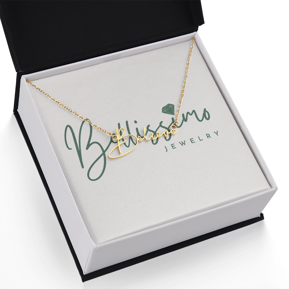 Signature Name Necklace (with MC)