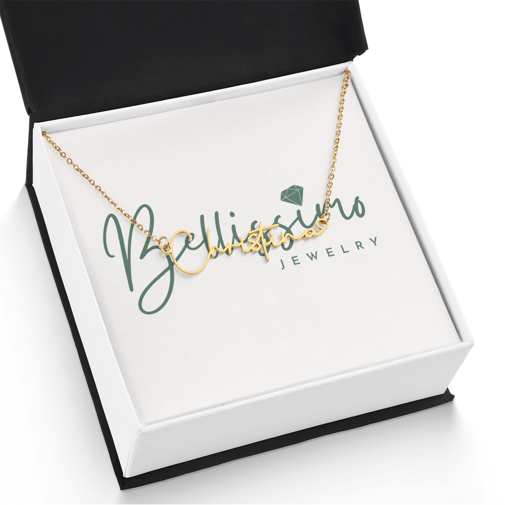 Signature Name Necklace (with MC)