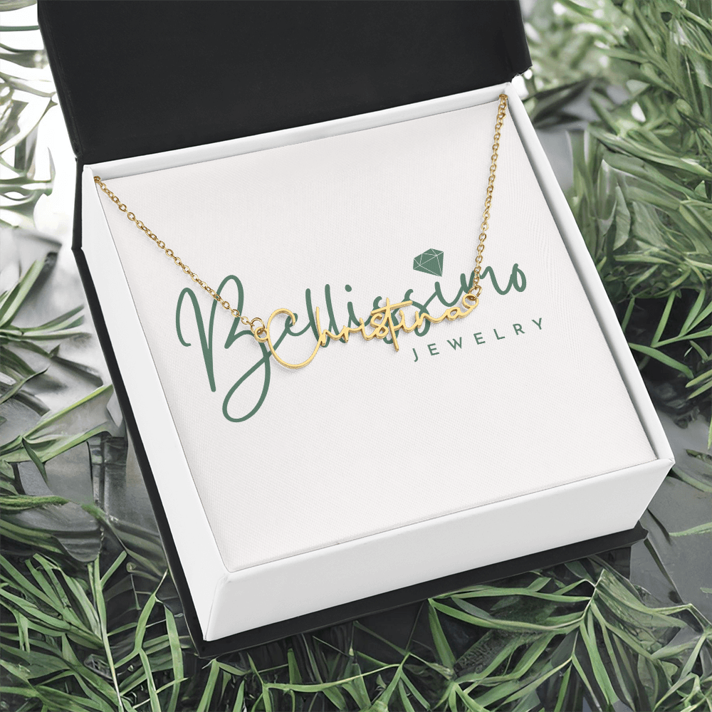 Signature Name Necklace (with MC)