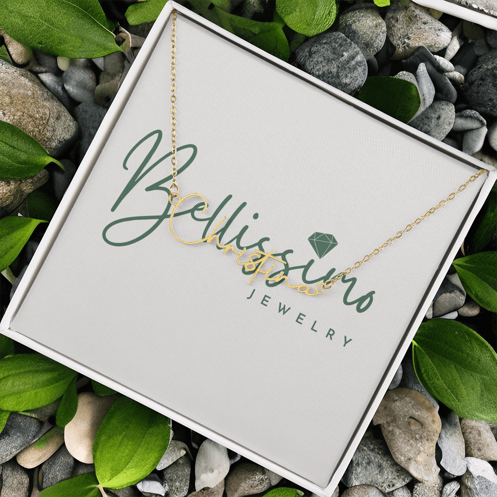 Signature Name Necklace (with MC)