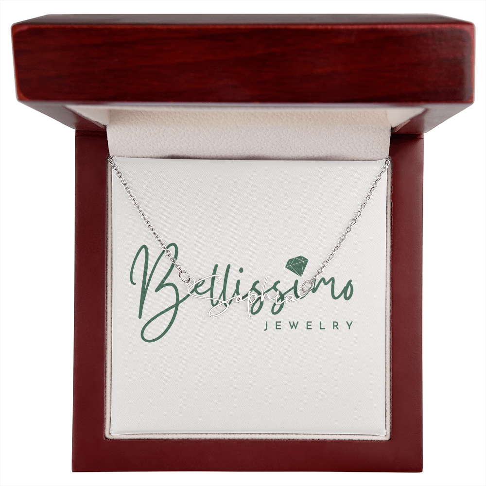 Signature Name Necklace (with MC)