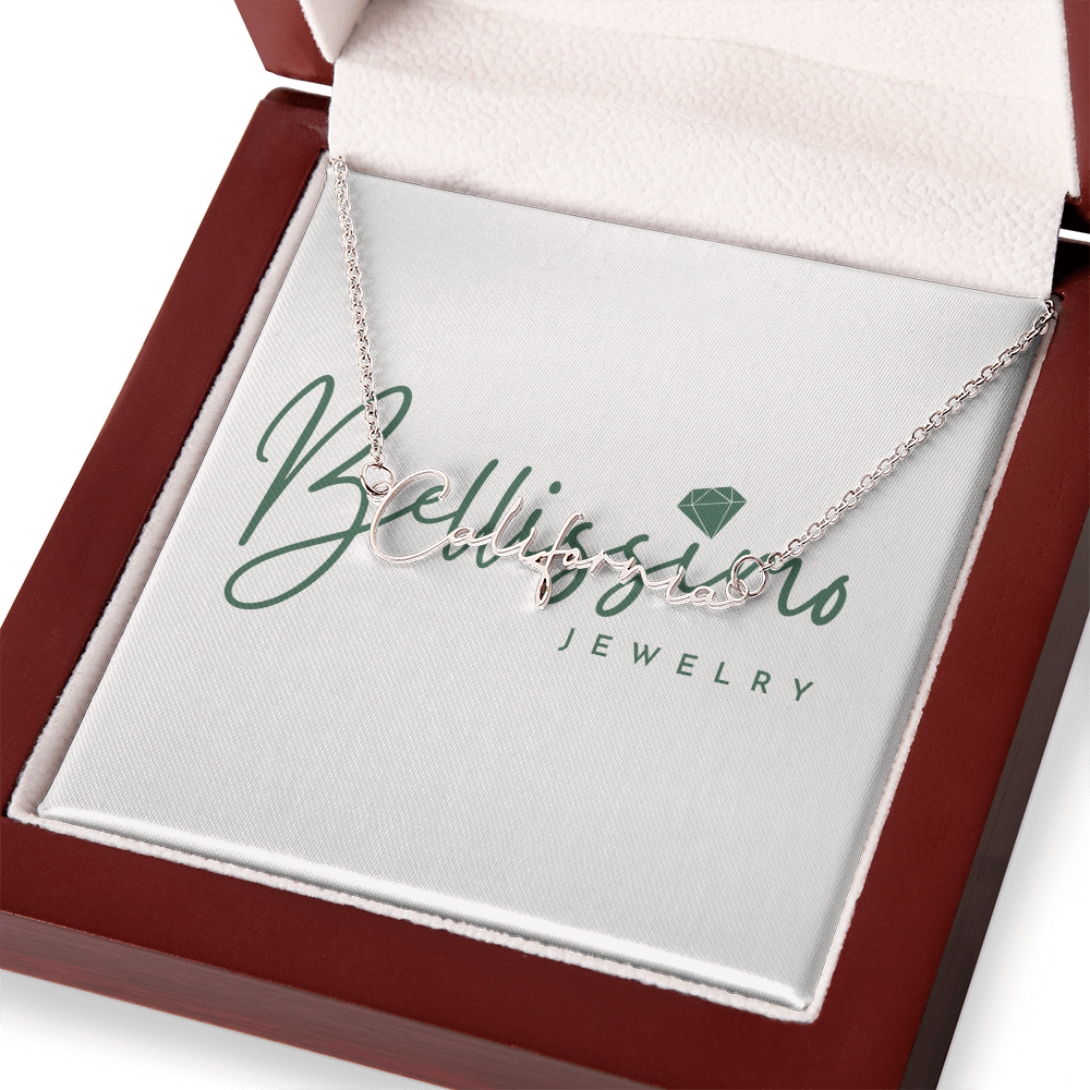 Signature Name Necklace (with MC)