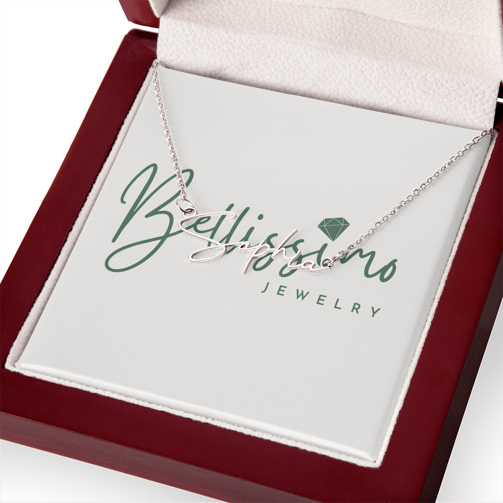 Signature Name Necklace (with MC)