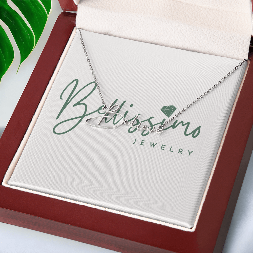 Signature Name Necklace (with MC)