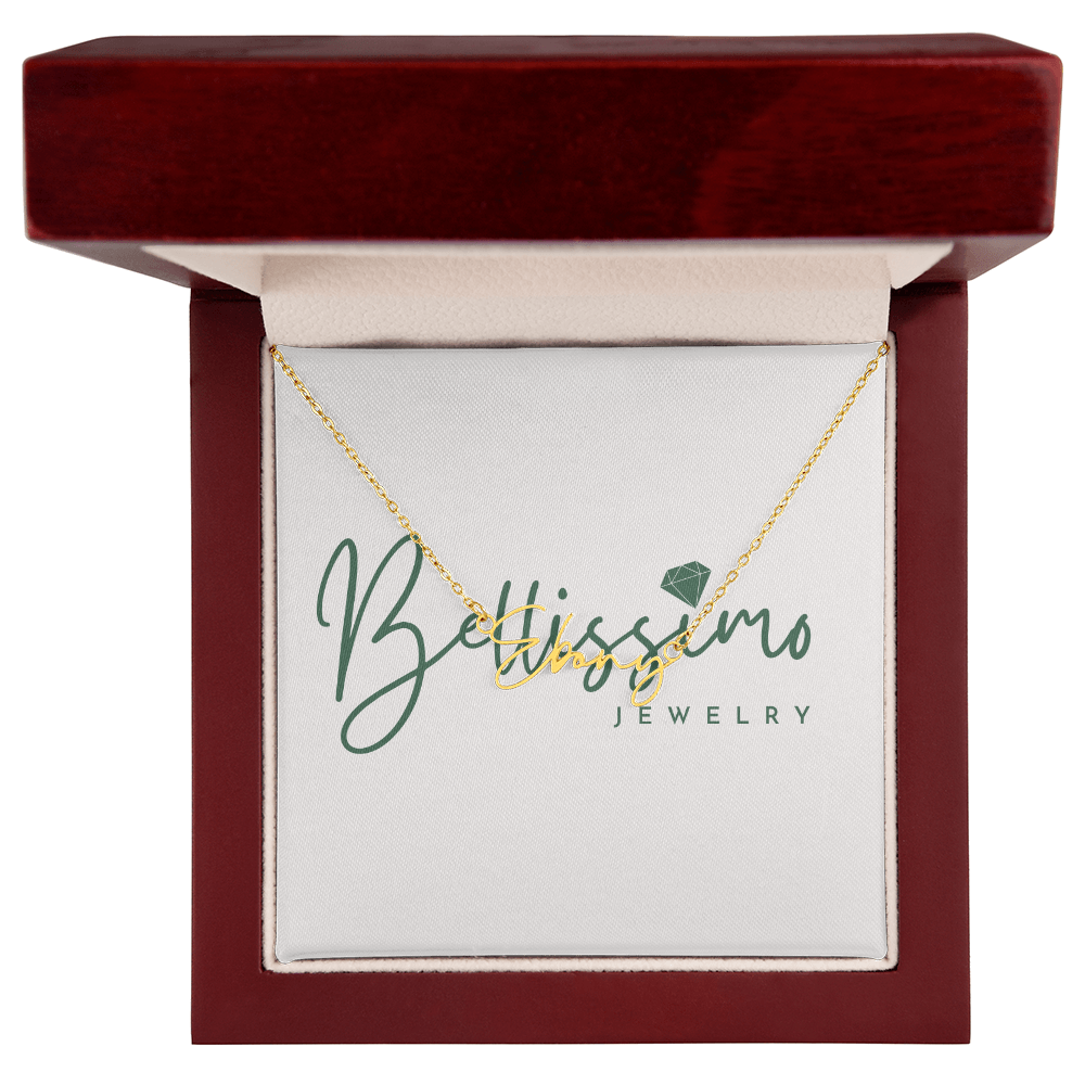 Signature Name Necklace (with MC)