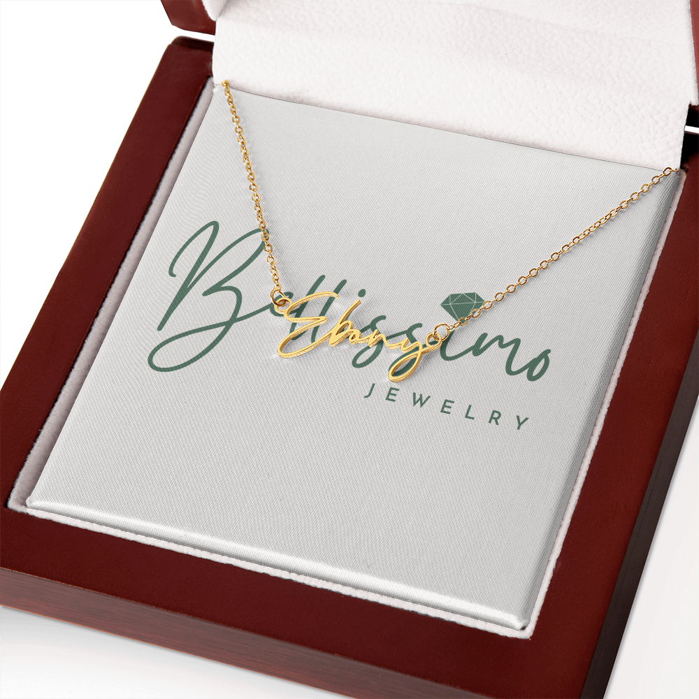 Signature Name Necklace (with MC)