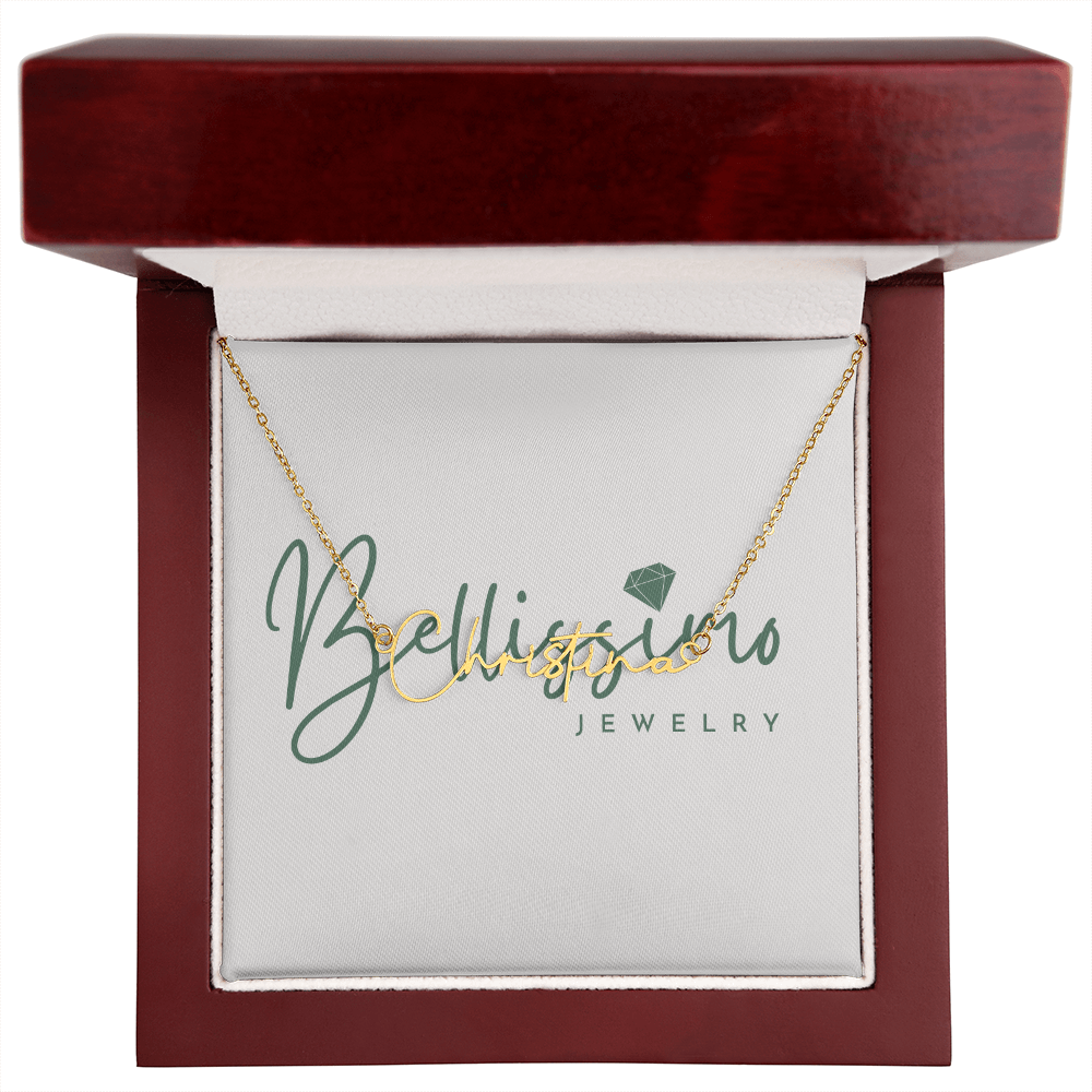 Signature Name Necklace (with MC)