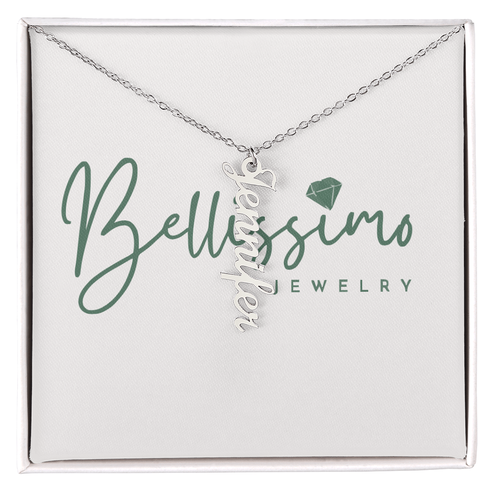 Personalized Vertical Name Necklace