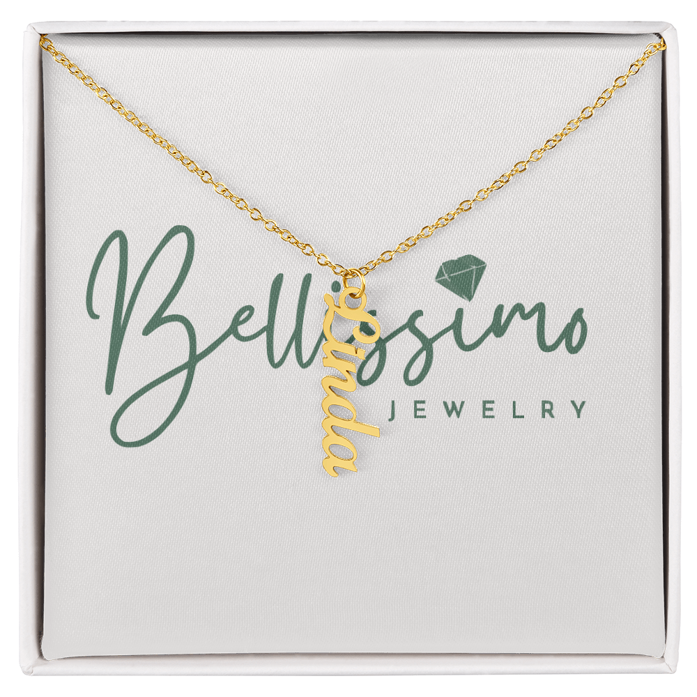 Personalized Vertical Name Necklace