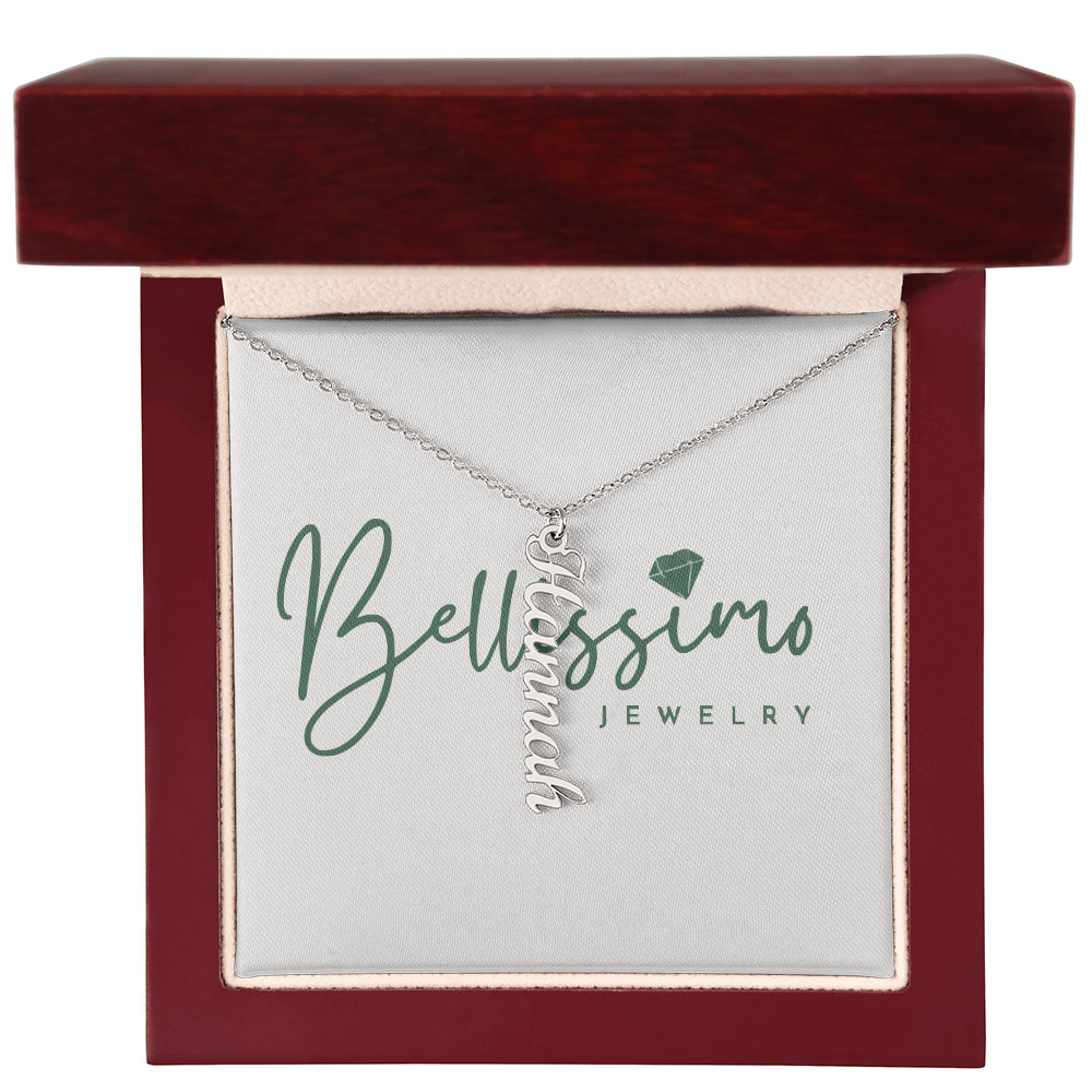 Personalized Vertical Name Necklace