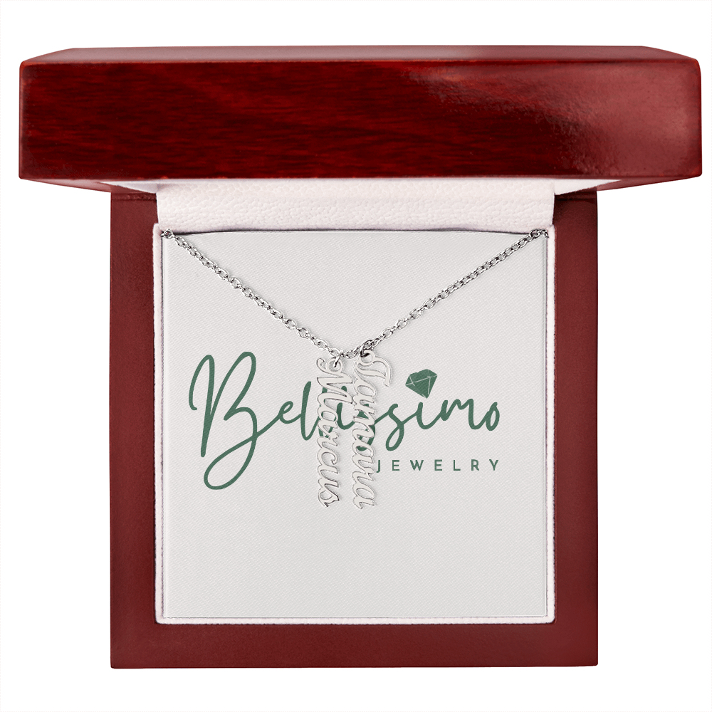 Personalized Vertical Name Necklace