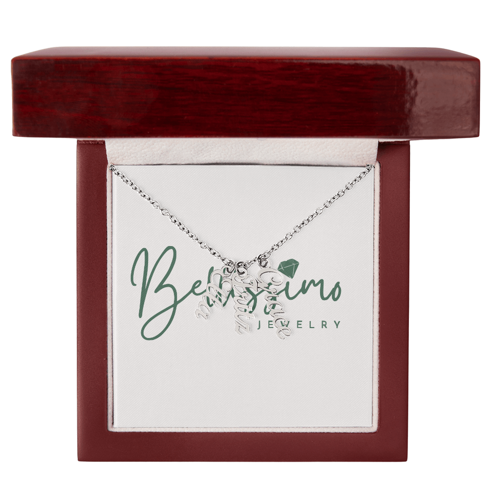 Personalized Vertical Name Necklace