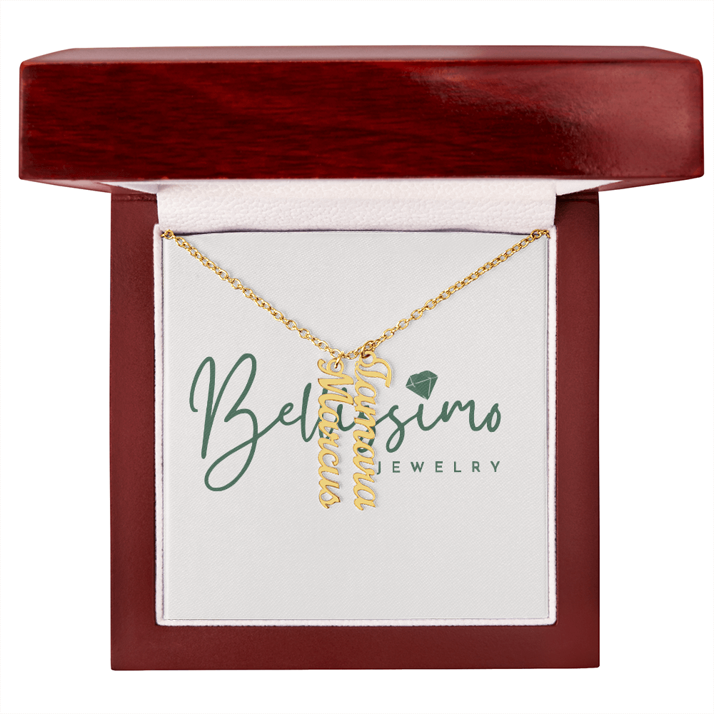 Personalized Vertical Name Necklace