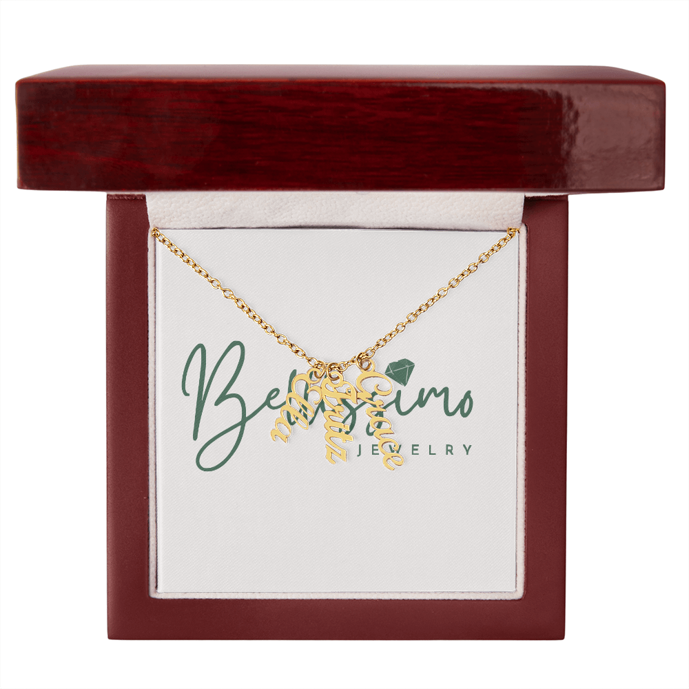 Personalized Vertical Name Necklace