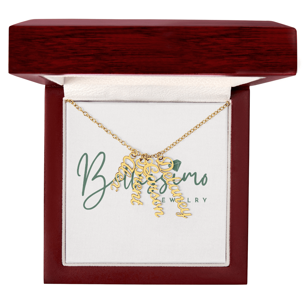 Personalized Vertical Name Necklace