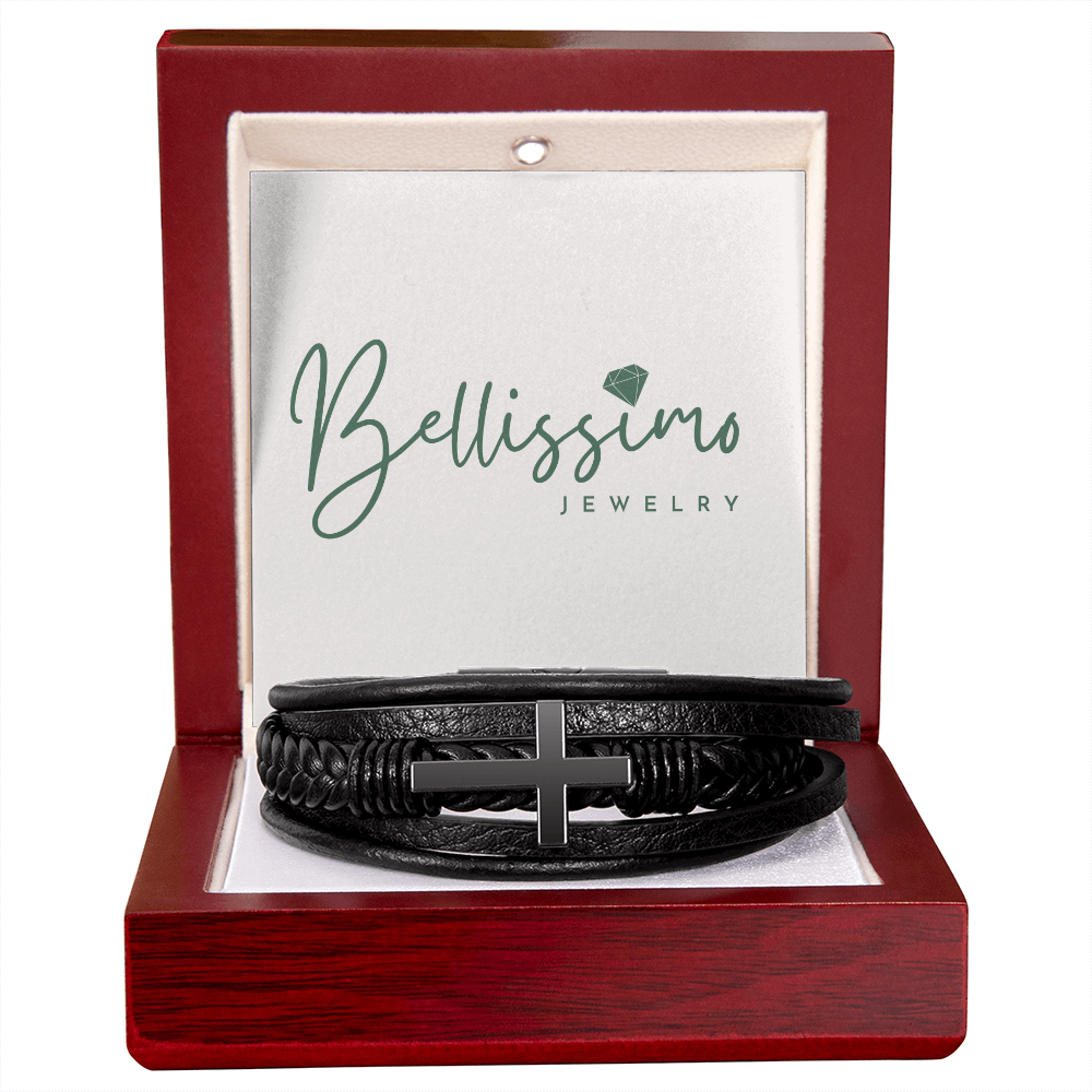 Men's Cross Bracelet