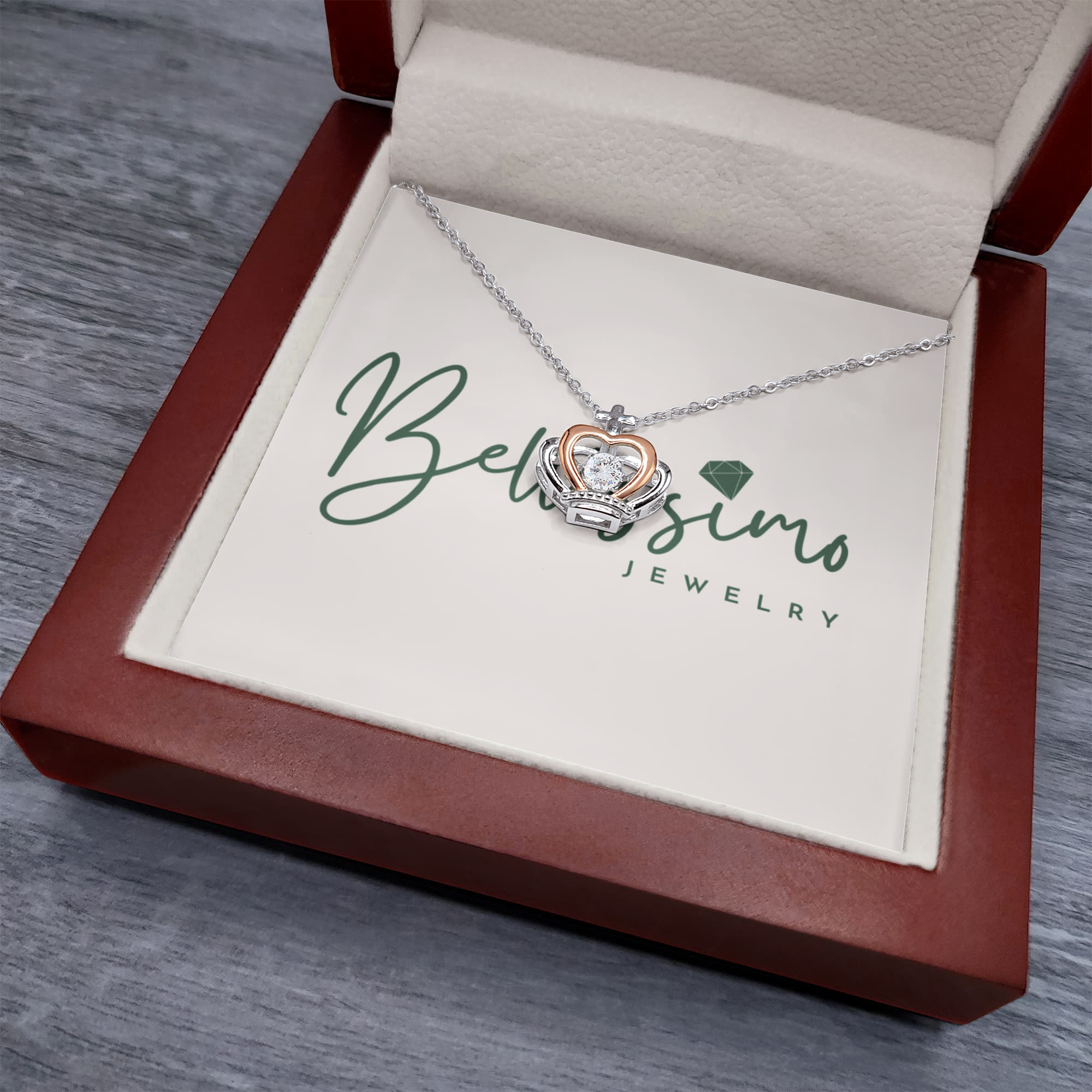 Crown Pendant Necklace