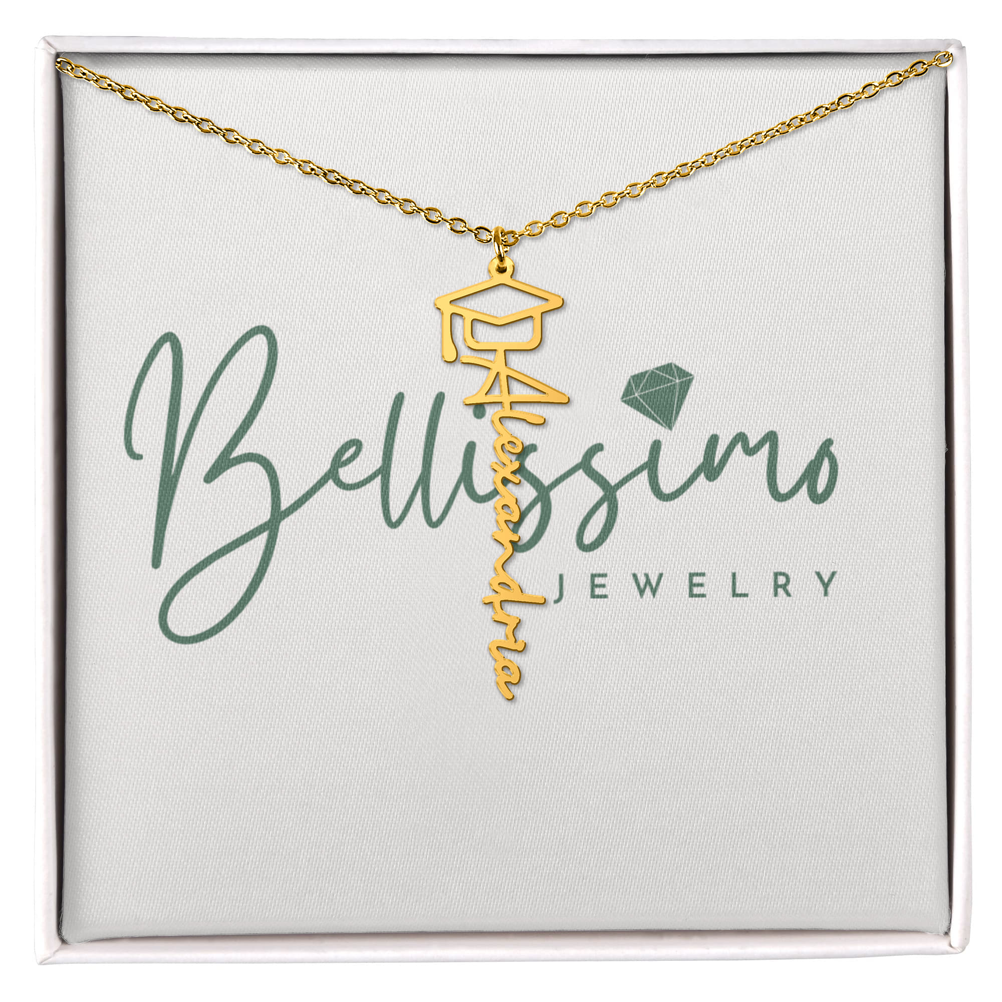 Graduation Name Necklace