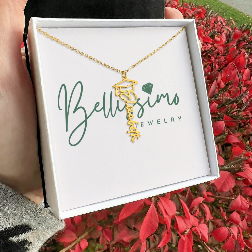 Graduation Name Necklace