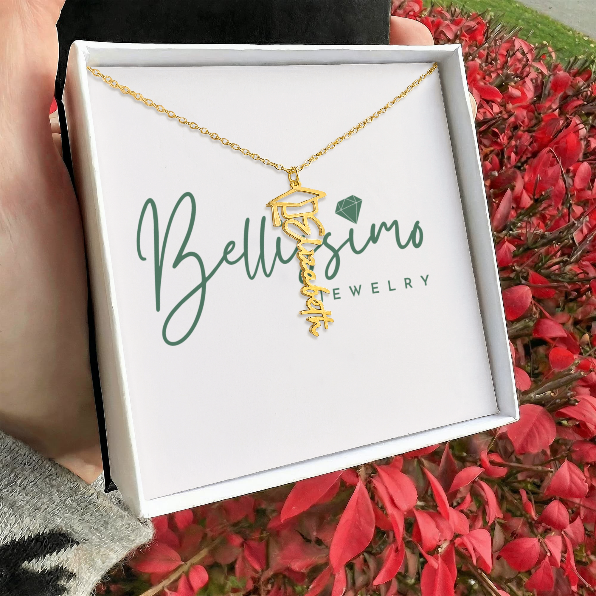 Graduation Name Necklace