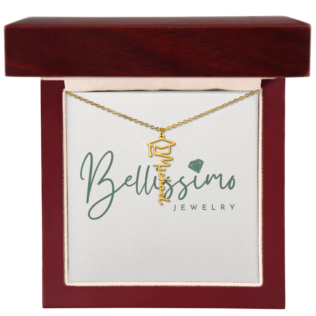 Graduation Name Necklace